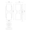 Lucian 11-in Clear Crystal/Vintage Brass 2 Lights Wall/Vanity