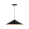 Luiz 15-in Black Trilo Track Pendant