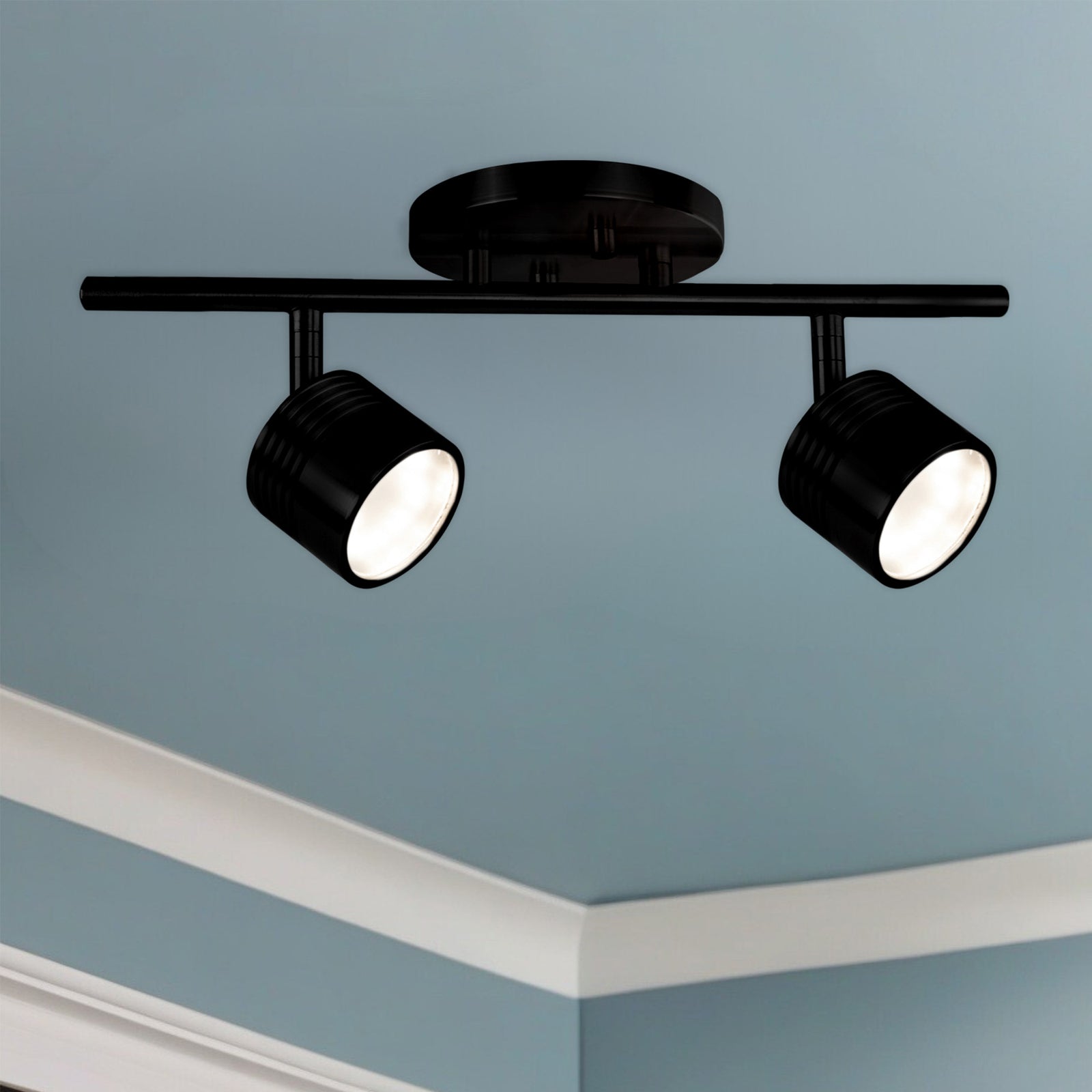 Lyra 15-in Black LED Track Lights