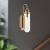 Lancaster 5-in Aged Gold 1 Light Wall/Vanity