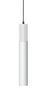 Light Guide Tall Frosted Acrylic Single Pendant - 3W - White Socket