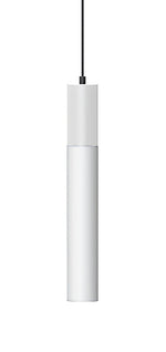 Light Guide Tall Frosted Acrylic Single Pendant - 3W - White Socket