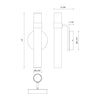 Madison 14-in Polished Nickel/Glossy Opal LED Wall/Vanity