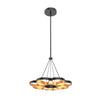 Maestro 26-in Black/Gold LED Chandeliers