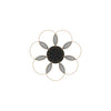 Maestro 26-in Black/Gold LED Chandeliers