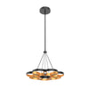 Maestro 26-in Black/Gold LED Chandeliers