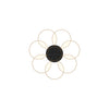 Maestro 26-in Black/Gold LED Chandeliers