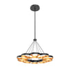 Maestro 33-in Black/Gold LED Chandeliers