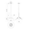 Magellan 12-in Black/Clear Acrylic Light Guide LED Pendant