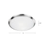 Malta 15-in Brushed Nickel 2 Lights Flush Mount