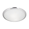 Malta 15-in Chrome 2 Lights Flush Mount