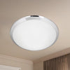 Malta 15-in Chrome LED Flush Mount