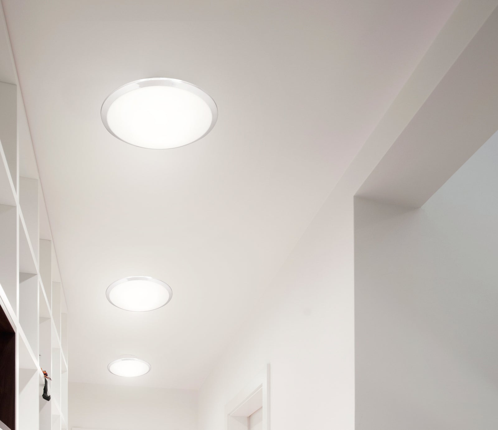 Malta 15-in Chrome LED Flush Mount