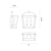 Manor Vintage Brass 2 Lights Wall/Vanity