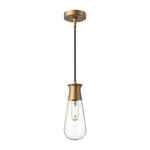 Marcel 4-in Aged Gold 1 Light Pendant