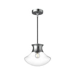 Marcel 11-in Chrome 1 Light Pendant