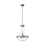 Marcel 10-in Chrome 1 Light Pendant