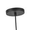 Marco 12-in (196-in Wire) Black/Opal Glass LED Pendant