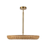Maris 24-in Brushed Gold LED Chandelier