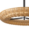 Maris 24-in Matte Black LED Chandelier
