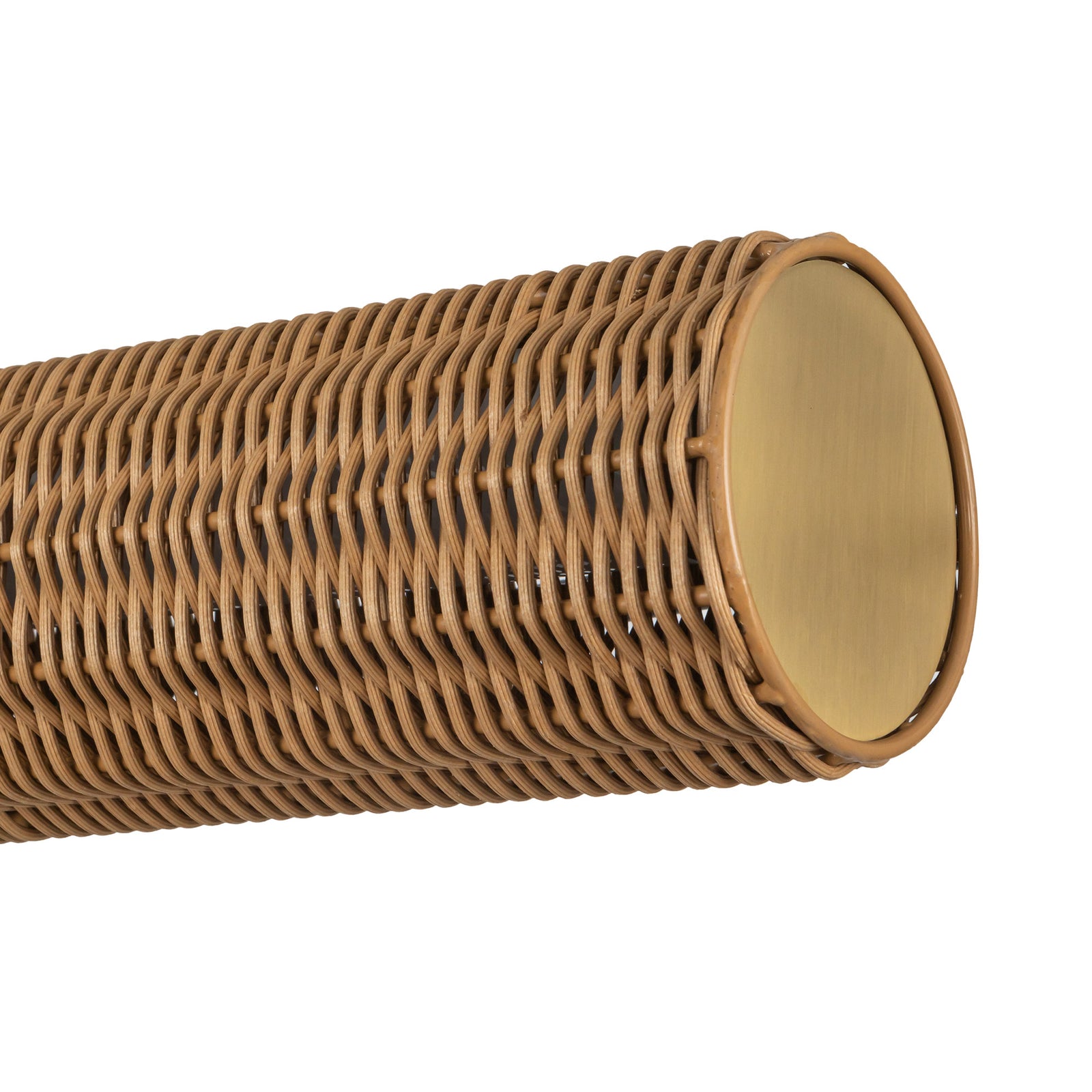 Maris 42-in Brushed Gold LED Linear Pendant