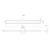 Marlon 36-in Chrome LED Vanity