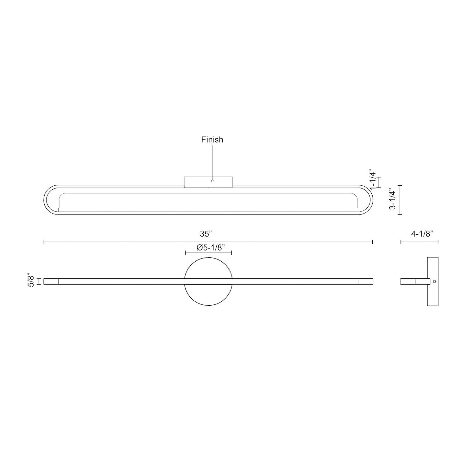 Marlon 36-in Chrome LED Vanity