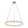 Marni 41-in Polished Nickel LED Chandelier