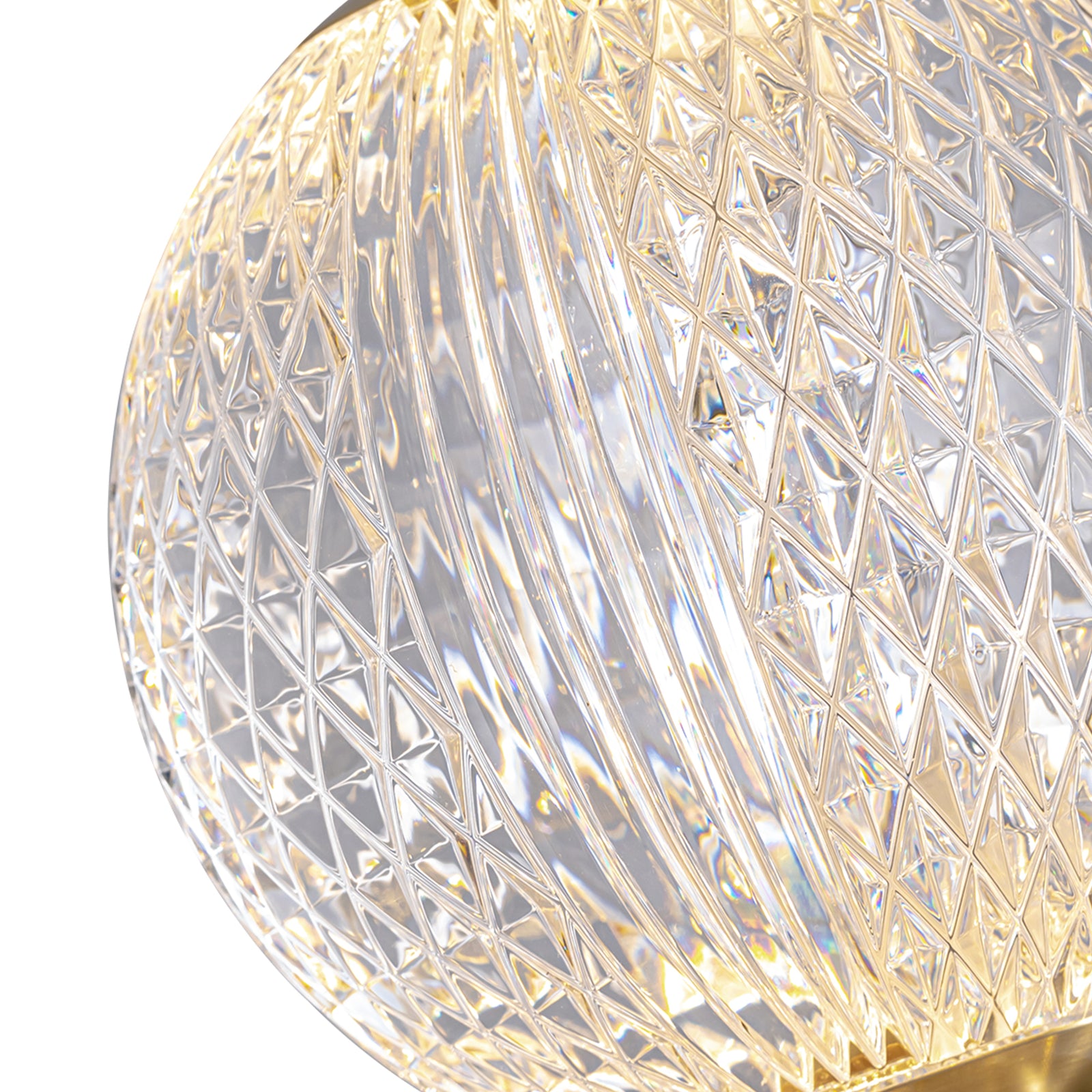 Marni 5-in Natural Brass LED Flush Mount