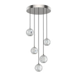 Marni 15-in Polished Nickel LED Multi Pendant