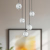 Marni 15-in Polished Nickel LED Multi Pendant