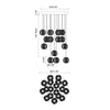 Marni 21-in Polished Nickel LED Multi Pendant
