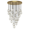 Marni 26-in Natural Brass LED Multi Pendant