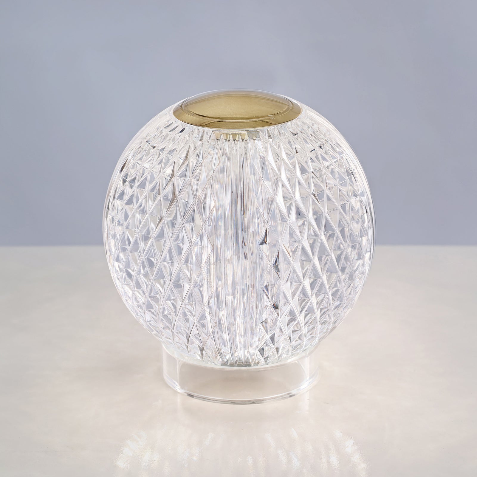 Marni 4-in Natural Brass LED Table Lamp