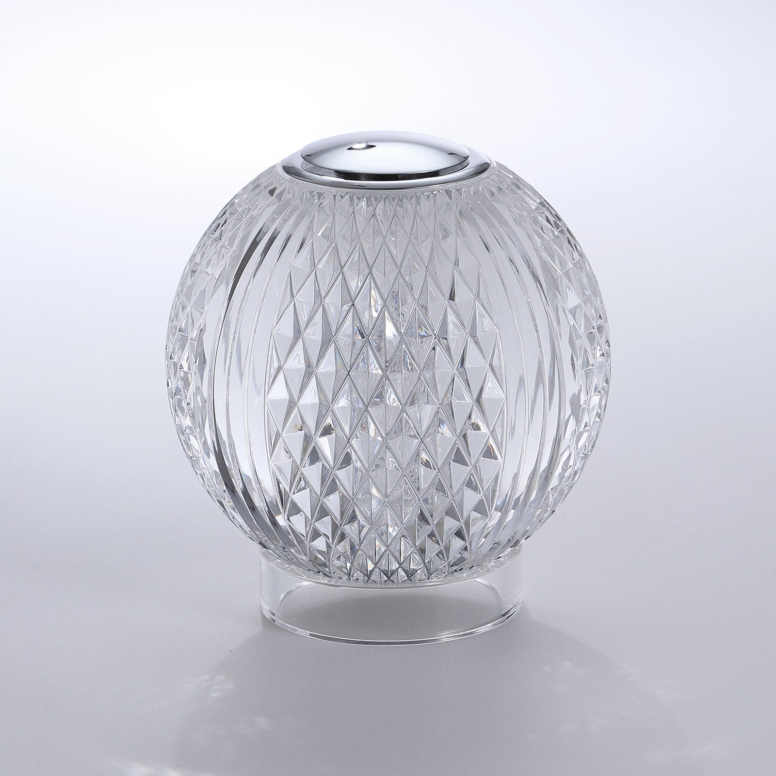 Marni 4-in Polished Nickel LED Table Lamp