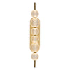 Marni 28-in Natural Brass LED Wall/Vanity