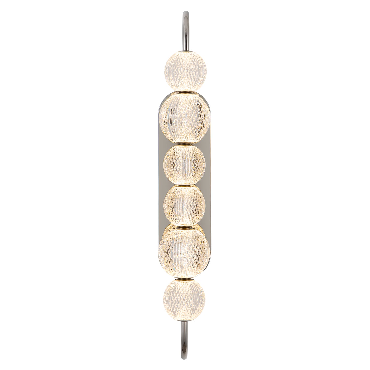 Marni 28-in Polished Nickel LED Wall/Vanity