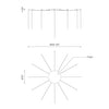 Marquee Graphite Multi Pendant Canopy System