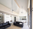 Martelo 30-in Chrome LED Pendant