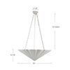 Martine 30-in Antique White 4 Lights Chandeliers