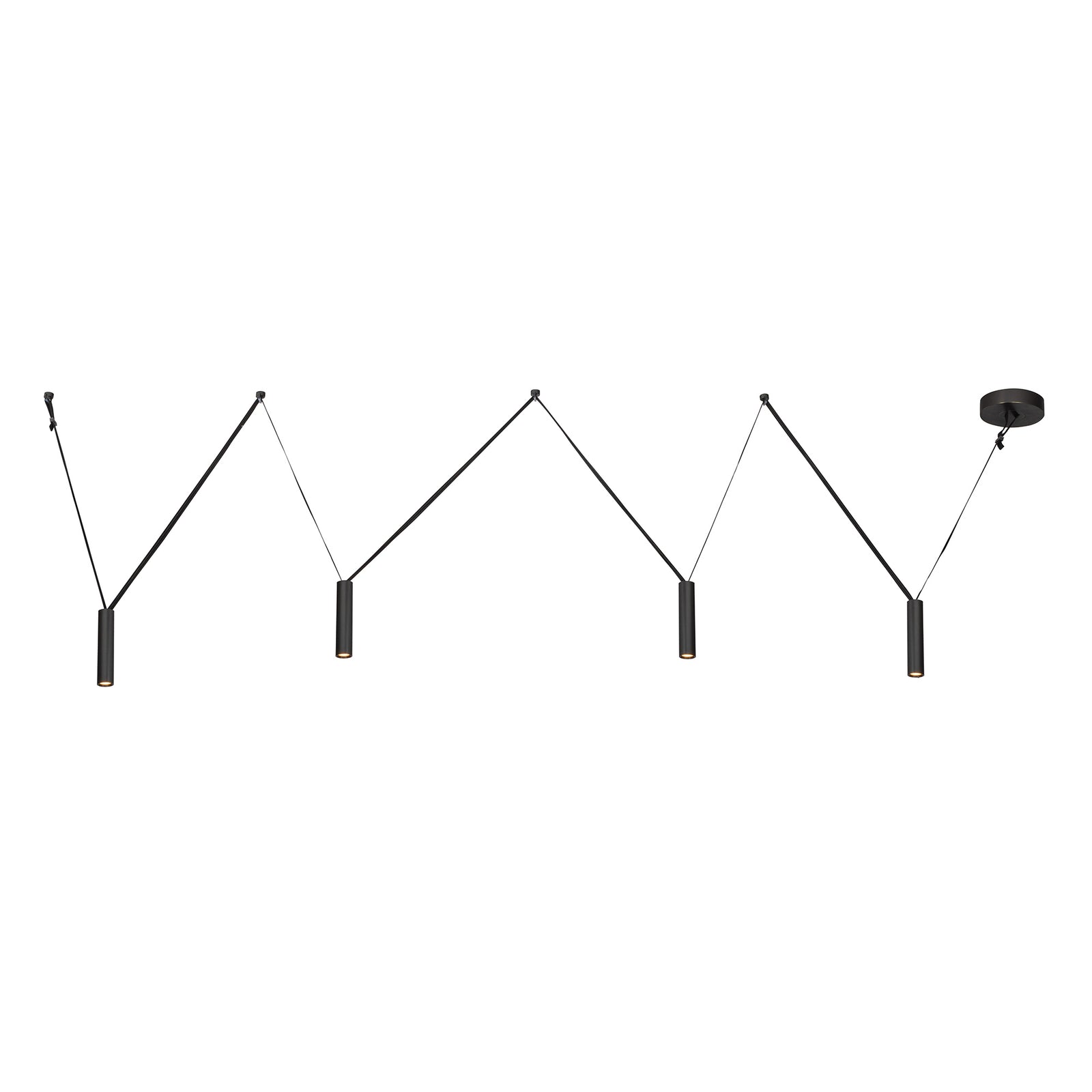 Mason 72-in Urban Bronze LED Linear Pendant