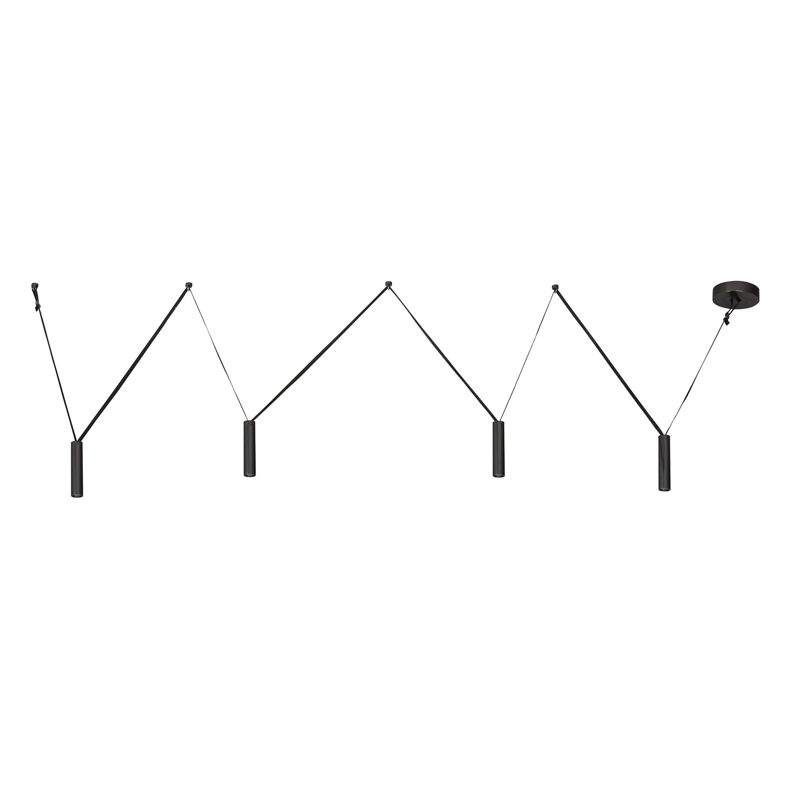 Mason 72-in Urban Bronze LED Linear Pendant