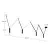 Mason 72-in Urban Bronze LED Linear Pendant