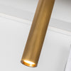 Mason 72-in Vintage Brass LED Linear Pendant