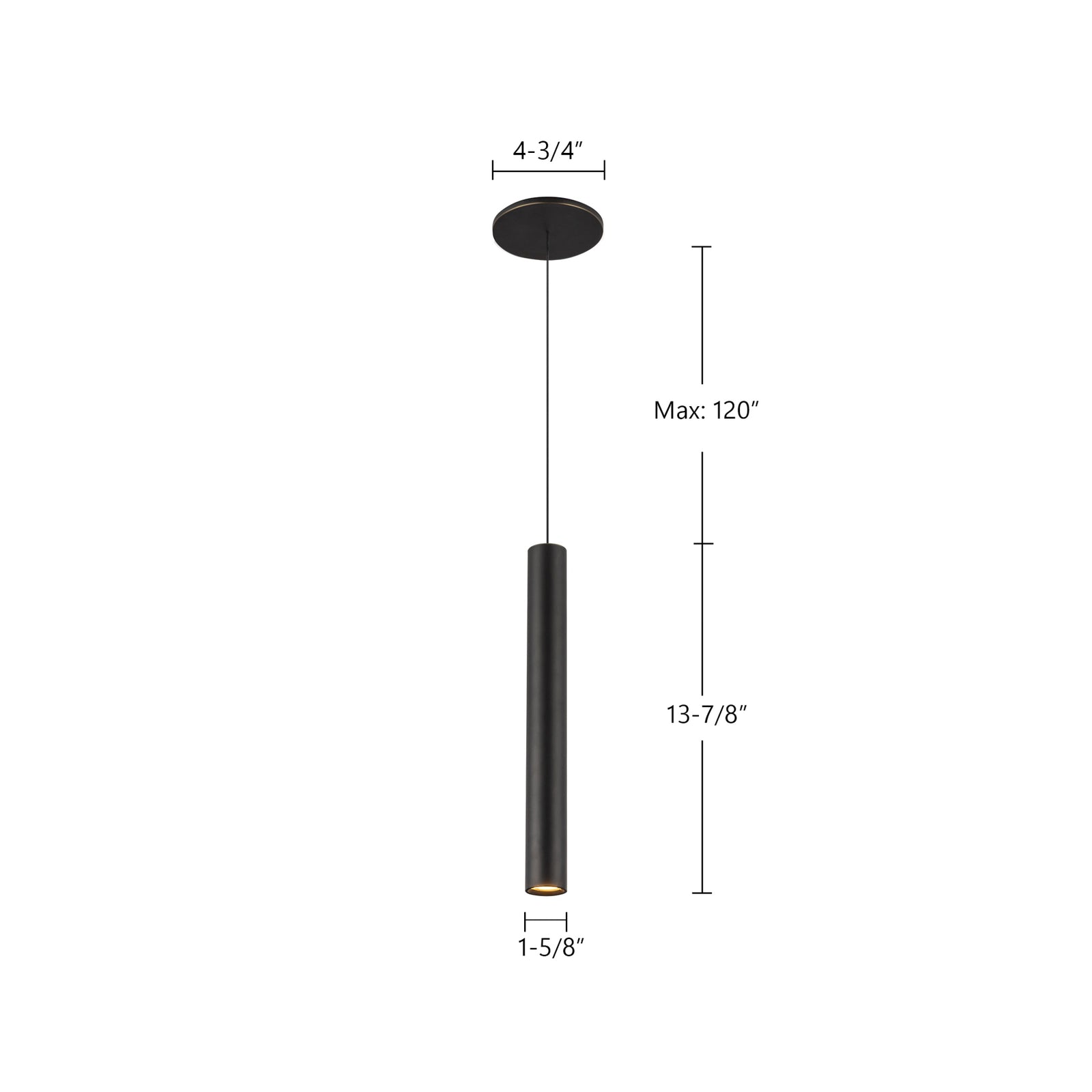 Mason 14-in Vintage Brass LED Pendant