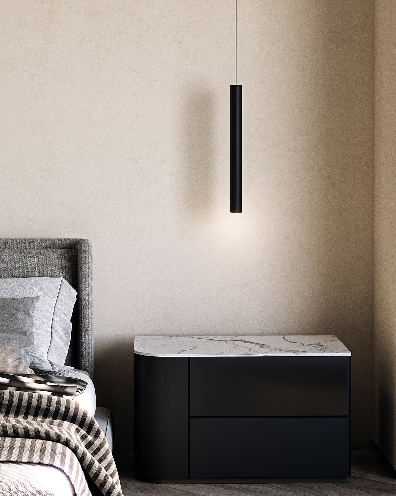 Mason 14-in Urban Bronze LED Pendant