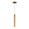 Mason 14-in Vintage Brass LED Pendant