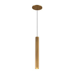 Mason 14-in Vintage Brass LED Pendant