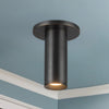 Mason 6-in Urban Bronze LED Semi-Flush Mount