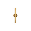 Mason 16-in Vintage Brass LED Wall Sconce